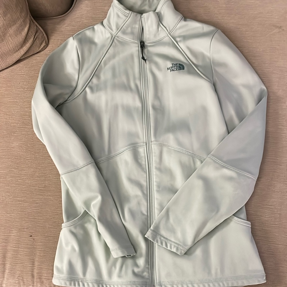 Light green The North Face zip up